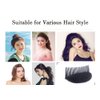 ericotry 2Pcs Charming Hair Comb Bump It Up Volume Inserts Bo Beehive Hair Base Insert Cushion Pad Hair Stick Bun Maker Hair Accessories for Women Lady Girl (Black)