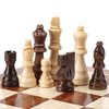 AMEROUS Magnetic Wooden Chess Pieces, Tournament Staunton Wood Chessmen Pieces Only, 3.03" King Figures Chess Game Pawns Figurine Pieces with 2 Storage Bags, Replacement of Missing Pieces