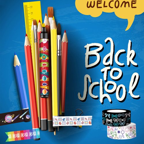 KUNMINGER 40 Rolls Washi Tape Set - 15 mm Wide Colored Masking Tape for Kids,Decorative Adhesive for DIY Crafts,Gift Wrapping, Scrapbooking Supplies,Bullet Journals,Planners,Party Decorations