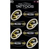 Rico Industries NCAA Missouri Tigers Vertical Tattoo Peel & Stick Temporary Tattoos - Eye Black - Game Day Approved!
