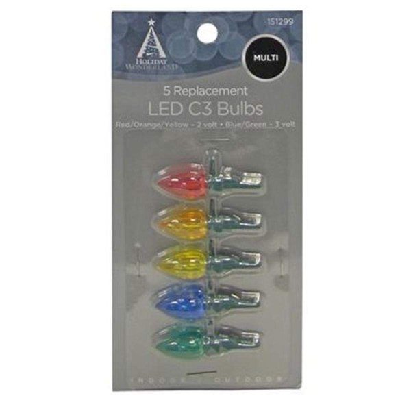 NOMA/INLITEN-IMPORT 11225-88 C3 LED Bulb, 5-Pack