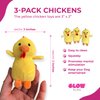 Glow Pups Chicken and Egg Hide and Seek Dog Toy for Small and Medium Size Dogs, Easter Dog Toy, Springtime Toy for Dogs, Fun and Interactive Burrow Dog Toy with Squeaker (Egg and Chicken)