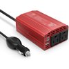 BESTEK 300W Power Inverter DC 12V to 110V AC Car Inverter with 4.2A Dual USB Car Adapter