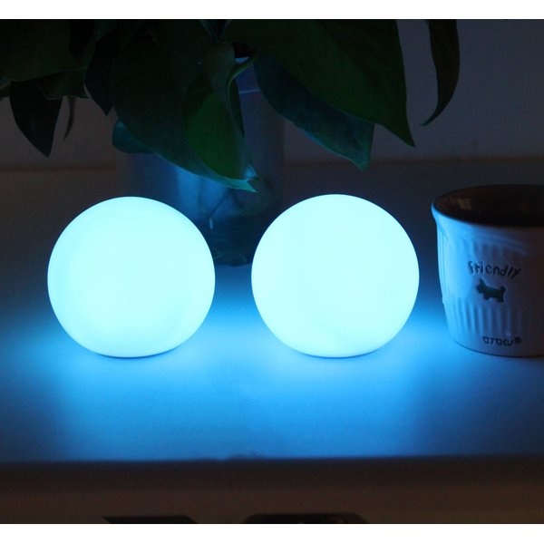 YESIE 2Packs Floating Pool Lights,Rechargeable 3-Inch LED Orb Lamp,150°F Duable Material,Bathtub Accessories,16 Colors,Remote Control,3 Timers,Fortune Teller Ball, Hot Tub Light