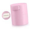 Beaupretty Eyelash Glue Jar Sealed Eyelash Storage Box Cosmetic Storage Tank Extension Supplies for Lash (Pink)