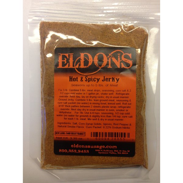 Jerky Seasoning Spice with Cure Seasons 5 Pounds Each - Your Choice of Flavor (Hot and Spicy)