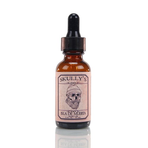 Skully's Isla De Muerta Beard Oil 1 oz. (Coconut and Pineapple Scented) Beard oil for Men, Promotes Beard Growth, Softens, Moisturizes