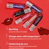 Qawnfy Boss Up Color Changing Lip Oil, Shimmering Temperature Color Changing Lip Gloss Tinted Lip Stain, Long Lasting Nourishing Moisturizing Lip Glow Oil for Lip Care (02#)
