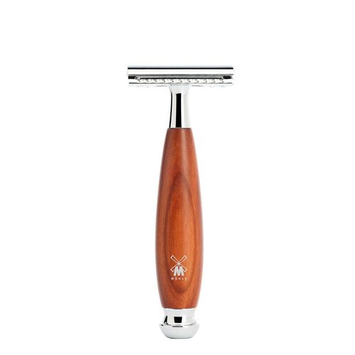 MÜHLE VIVO 4-piece Pure Badger Modern Safety Razor Luxury Wet Shaving Set - Perfect for Every Day Use, Barbershop Quality Close Smooth Shave