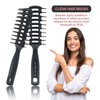VESS Styling Ceramic Hair Brush 9-row Round Type, for Bow and Styling Made in Japan (VP-80 Gray)