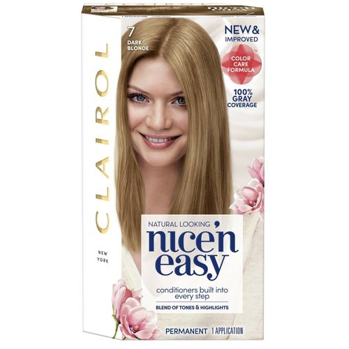 Clairol Nice 'n Easy Hair Color, Natural Dark Blonde (7/106A)