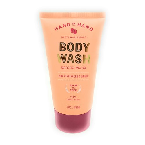 HAND IN HAND Spiced Plum Mini Body Wash, 2 FZ