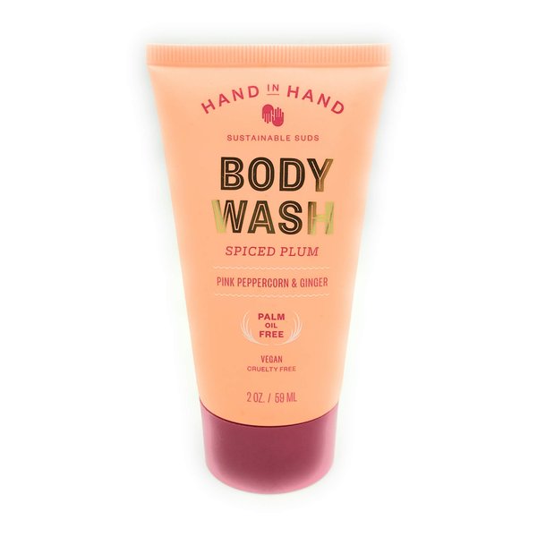 HAND IN HAND Spiced Plum Mini Body Wash, 2 FZ
