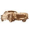 UGEARS Winged Sports Coupe Model Car Kit - 3D Wooden Puzzle Car –Model Kit for Adults to Build - DIY Wooden Car Model Kit with Authentic Gull-Wing Design Car Model