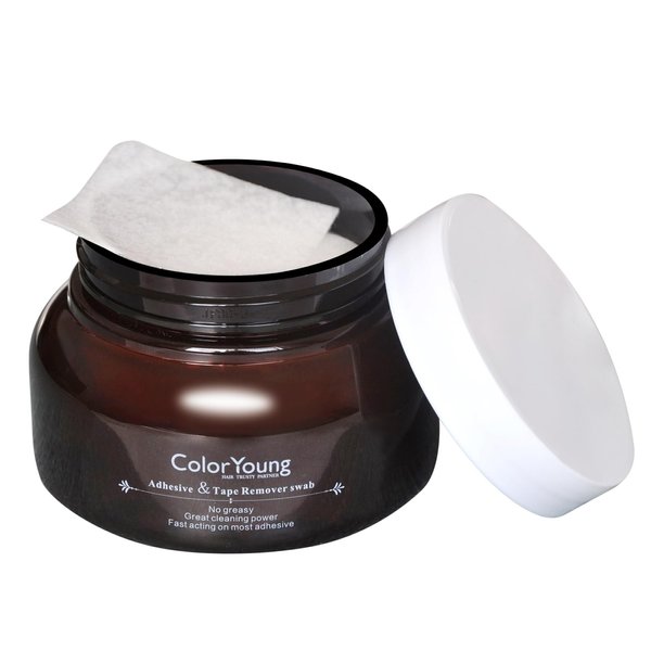 ColorYoung Tape in Extension Remover Wig Tape Adhesive Remover Wig Glue Remover For Lace Wigs Toupee Tape in Hair Extension Sticky Residue