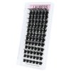 Lash Clusters Extensions D Curl Individual Lashes Mixed Tray DIY Eyelash Extension Supplies Faux Mink Cluster Lashes Natural Look Fluffy (01-0.07D-9-16mm)