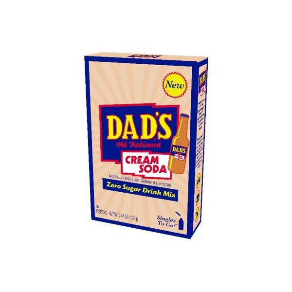 Dad's Old Fashion Cream Soda Singles To Go Drink Mix, 0.47 OZ, 6 CT (6)
