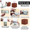 GASHINA STORY Money Pull Out Box for Cash Gift with Reusable Tissue Box Cover - Surprise Pop Up Money Gift Boxes, Perfect for Birthday, Valentines, Anniversary (Cream Beige)
