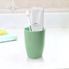 Lpdphanxfkx 4 Pcs Modern Toothbrush Cup Plastic Tumbler Cup Unbreakable Toothbrush Holder Mug Gargle Washing Cup for Home Bathroom Travel