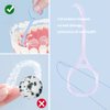 Gxamz Orthodontic Retainer Case with Organizer Bag Aligner Case Bag Retainer Travel Case Pack Mouth Guard Box (Pink claw)