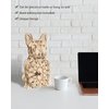 Wooden 3D Puzzles for Adults: Mechanical Bulldog Clock Model - Christmas-Themed Wooden Clock Kits to Build with Wall Clock Pendulum