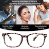 WinToo Blue Light Blocking Glasses, Computer Reading/Gaming/TV/Phones Glasses for Men Women,Anti Eyestrain UV Glare (5 Pair)
