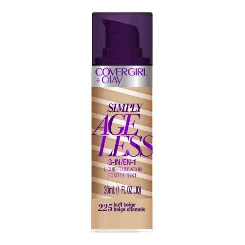 COVERGIRL & Olay Simply Ageless 3 in 1 Liquid Foundation, (Pack of 6)