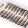 TOOCHUNAG Lash Clusters 8-16 Natural Eyelash Clusters 100pcs C Curl Wispy Individual Lashes Left&Right DIY Lash Extension Thin Band Cluster Eyelashes Extensions