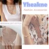 Yheakne Boho Crystal Y Necklace Gold Moonstone Y Lariat Necklace Minimalist Pendant Chain Necklace Jewelry for Women and Girls