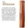 Altesse 11043 Fine Tooth Comb Pocket Comb Tortoiseshell Hair Styling Comb for Men (5.5") and Fine Tooth Combs for Women Essential Facial Hair Detangling Comb For Beard Kit for Men Handmade in France