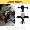 MuHize Brake Caliper Piston Rewind Tool - Upgraded Brake Caliper Compression Tool, Brake Caliper Wind Back Tool for Disk Brake Pad Replacement Most Cars with Right Handle Set