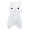 TOLLION Cuddly White Alpaca Llama Lamb Toy -7" Stuffed Animal Cushion Plush Doll Valentine Gift New Baby Gift Graduate Gift Lovers Anniversary Fiesta Gift for Girlfriend Children Friends