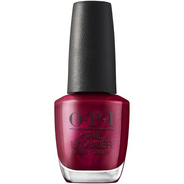 OPI Nail Lacquer, Opaque & Dark Pearl Finish Red Nail Polish, Up to 7 Days of Wear, Chip Resistant & Fast Drying, Fall 2023 Collection, Big Zodiac Energy, Big Sagittarius Energy, 0.5 fl oz