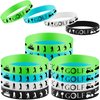 48PCS Golf Rubber Bracelets Silicone Wristbands Party Supplies -Sport Themed Birthday Baby Shower Party Decorations Party Favors