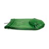 Green Mason Quart Jar Melted Flat for Soap Sponge or Spoon Rest