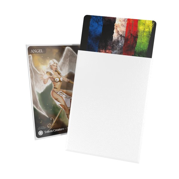 Ultimate Guard Cortex Card Sleeves, 100 Standard Size TCG Sleeves, 66 x 91mm, White Back, Matte Finish, No PVC & Acid-Free, High Clarity