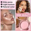 QIUFSSE Oil Control Loose Powder Makeup Pink Translucent Setting Powder Shimmer Long Lasting Lightweight Polvo Traslucido Maquillaje Para Mujer Face Powder Makeup - 02 Pink Shimmer