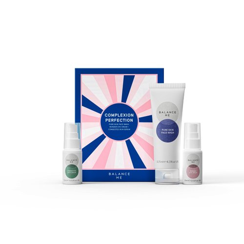 Balance Me Gift Set Complexion Perfection Trio Pure Skin Face Wash, Wonder Eye Cream, Congested Skin Serum, Refreshed Bright Skin, Vegan/Natural Skin Care - 1 each
