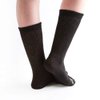 Doc Ortho Ultra Soft Loose Fit Diabetic Socks for Men and Women, 3 Pairs, Crew - Black