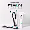 TOOTH NOTE Manual Toothbrush Wave Line (Infused Charcoal & White Set) / Soft Bristles for Sensitive Gums & Deep Clean/Clean Off Dental Plague/Practical and Functional Hands