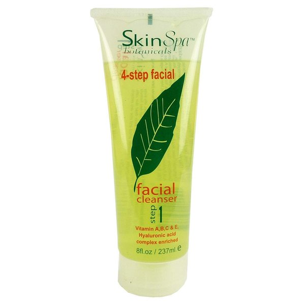 Skin Spa - Facial Cleanser for All Skin Types, 8 Oz, Daily Face Cleaner, Deep Pore Cleansing Facewash - Removes Makeup, Impurities and Dead Skin Cells Without Irritation