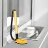 Performore 4 Pack of Secure Counter Pens with Plastic Secure Cord Attached to Adhesive Back Base Pen Holder with Smiley Face Design for Home Workplace School Office
