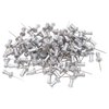 ADVANTUS Aluminum Head Push Pins, Steel 5/8-Inch Point, Silver, 100 per Box (CPAL5)