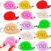 Roaqua 24 Packs Bulk Sensory Fidget Stones Hedgehog Animal Birthday Party Favors, Small Hedgehog keychain For Christmas Classroom Prize Kids Gifts Toys