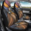 BIGCARJOB Retro Flower Pattern Auto Seat Covers 2pc Set Easy Install Full Wrap Bucket Seat Covers Elastic Back,fit Most Vehicle