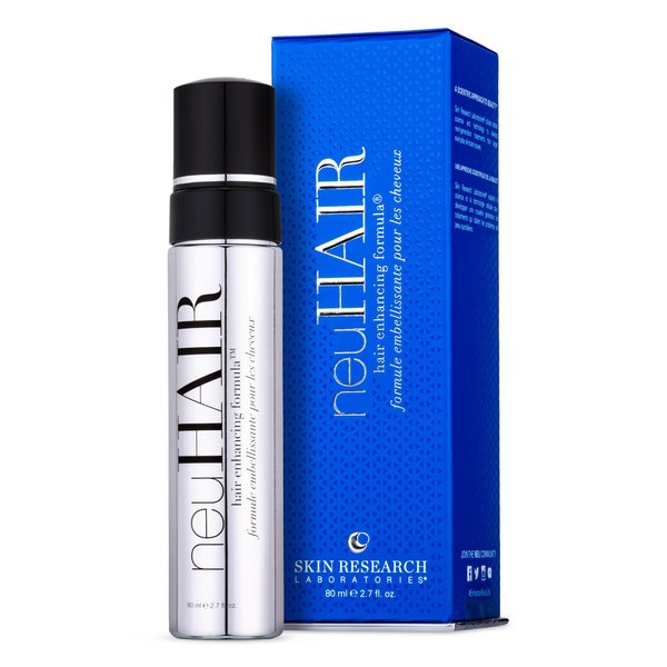 Skin Research Laboratories neuHAIR Hair Enhancing Formula - 80 ml Leave In Hair Foam Mask for Soft, Radiant Looking Hair - Advanced Formula Improves the Look of Natural Hair Lines & Nourishes Scalp