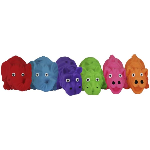 Multipet Origami Pals Latex Dog Toy, 8", Assorted Styles