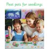 Ayfjovs Garden Paper Pot Craft Kit 15 Pack Flower Plant Spring Craft with 105 PCS Adhesive Foam Stickers and 15 PCS Paper Mache Pots, Flower Planting Growing Kit Science and Garden for Kids
