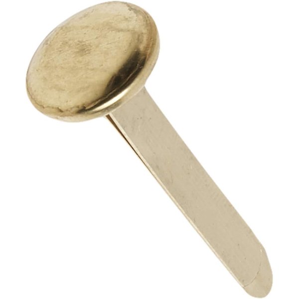 ACCO Solid Brass Fasteners, 1 1/4 Inch Capacity, 100 Count, (A7071505)