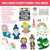 Craftorama Sewing Kit for Kids, Fun and Educational Fairytale Craft Set for Boys and Girls Age 7-12, Sew Your Own Felt Animals Craft Kit for Beginners, 165 Piece Set